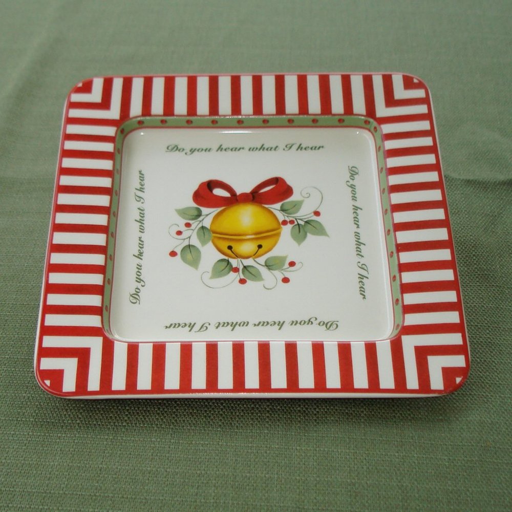 ✨$6 w/ $15+ BUNDLE✨ Christmas Plate Serving Cookie Candy Trinket Dish Decoration